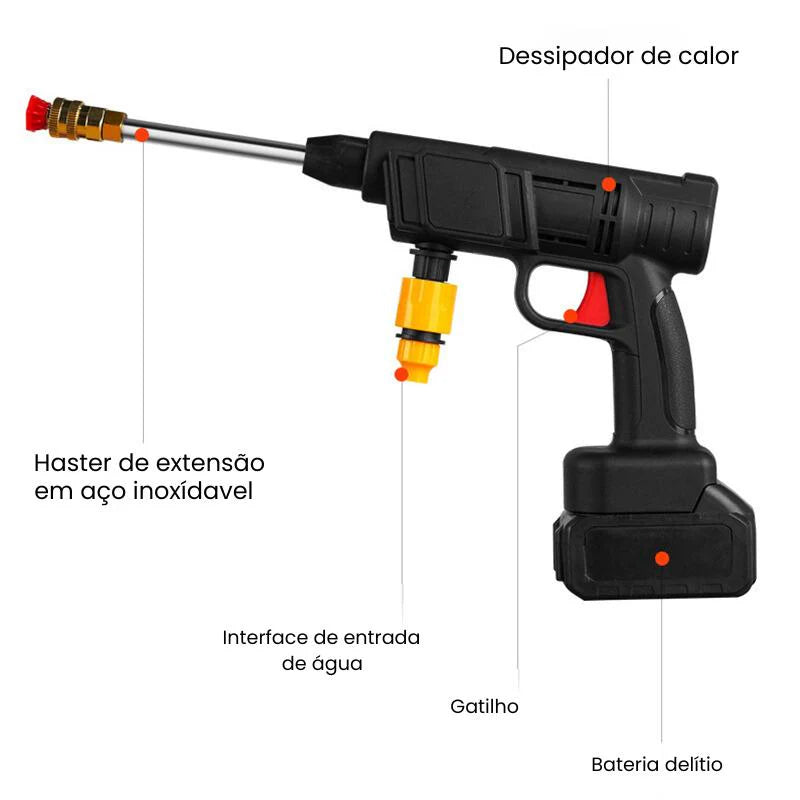 Lavadora de Alta Pressão a Jato Portátil