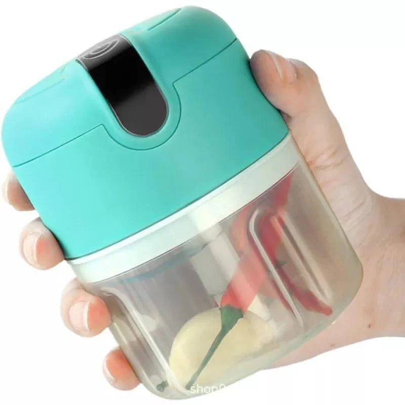 Mini Processador Triturador de Alimentos Sem Fio Portátil 250 ml