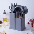 Kit de Utensílios de Cozinha em Silicone - Jogo de 19 Utensílios