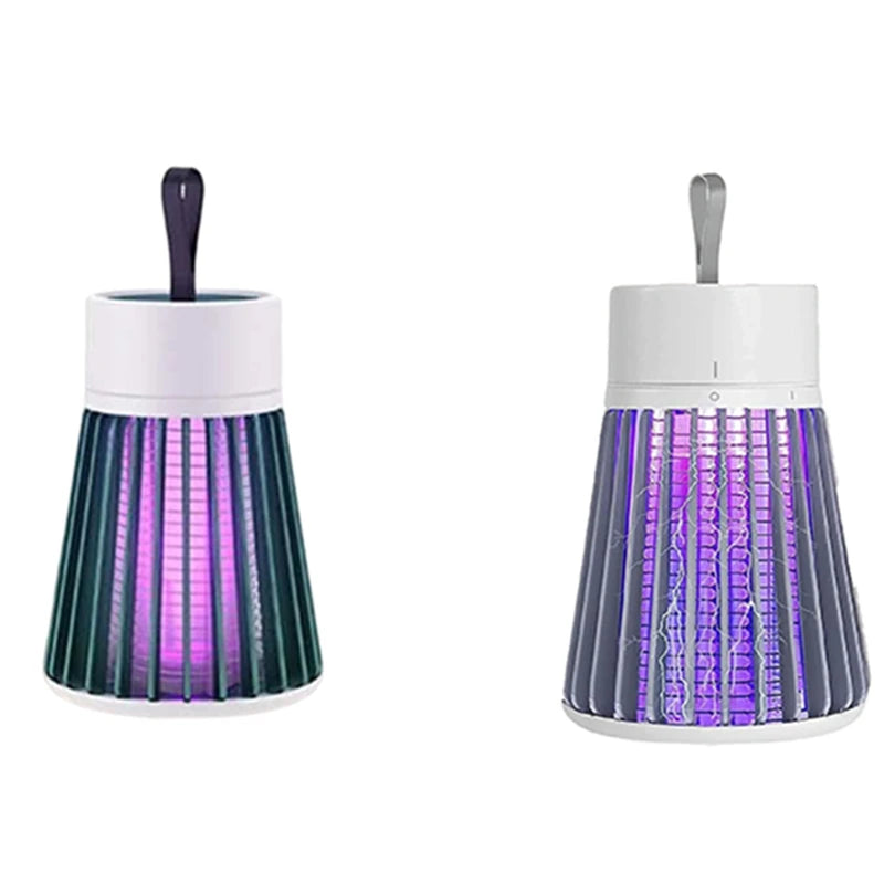 Lâmpada armadilha para mosquito com luz UV e recarga USB