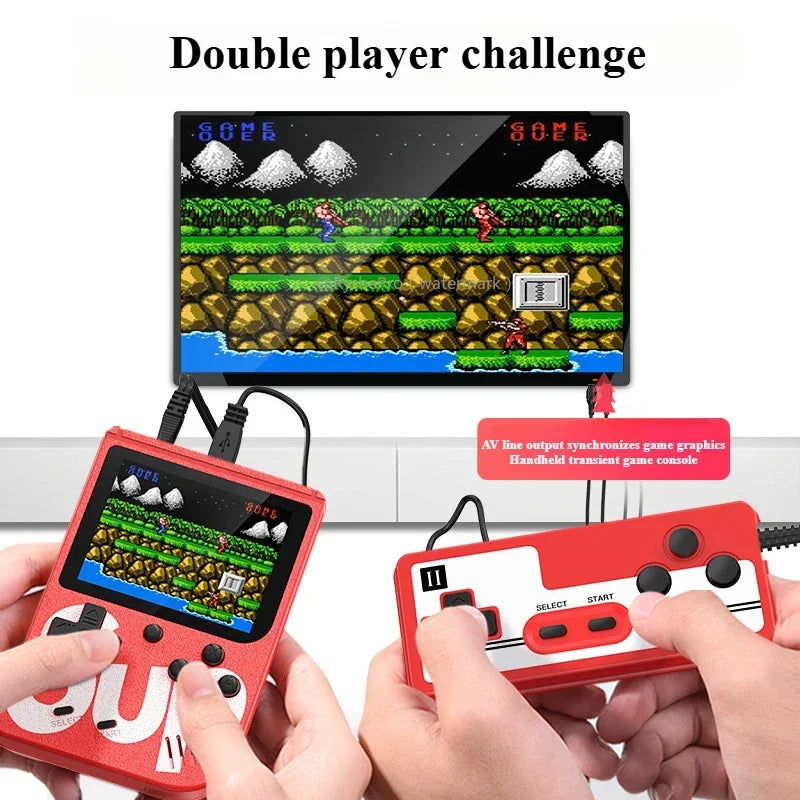 Classic Sup Portable Game Console with 3.0 Inch Screen 400 Games Support Gamepad and HDMI TV Output Retro Handheld Game Console