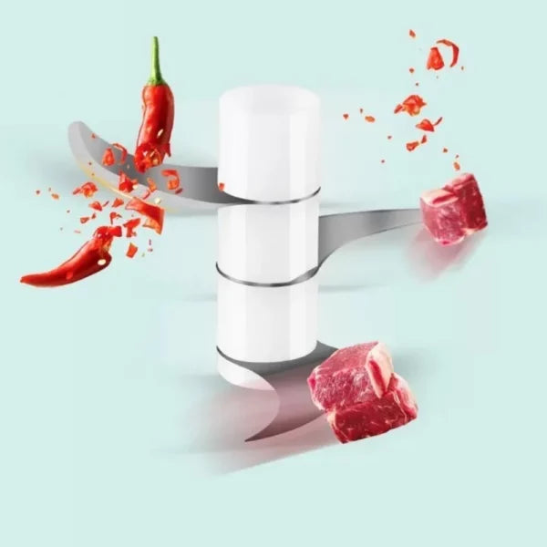 Mini Processador Triturador de Alimentos Sem Fio Portátil 250 ml