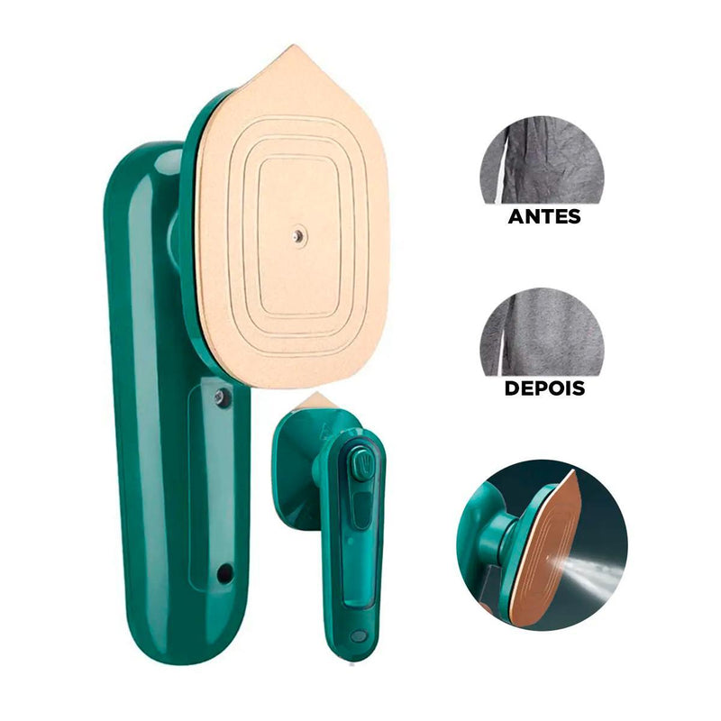 Mini Ferro De Passar Roupas A Vapor Para Viagem