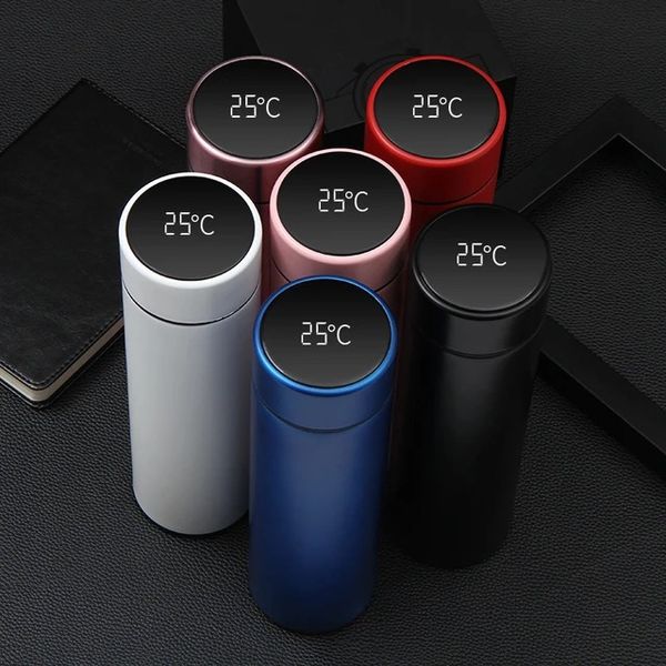 Garrafa Térmica Inteligente com Visor Digital LED - 500 ml