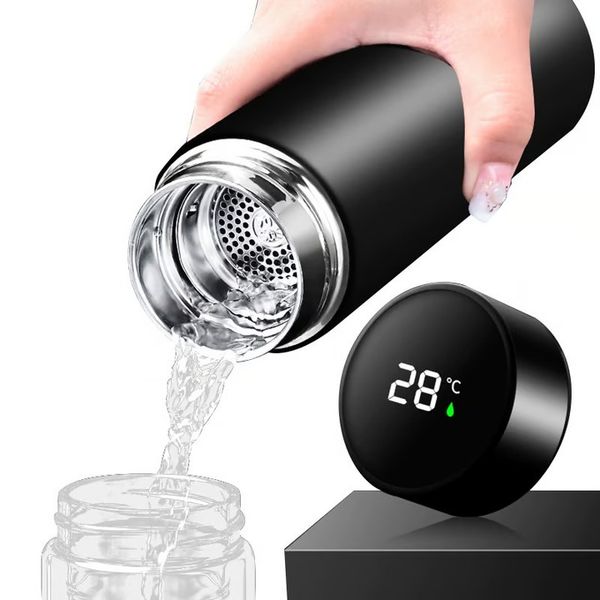 Garrafa Térmica Inteligente com Visor Digital LED - 500 ml